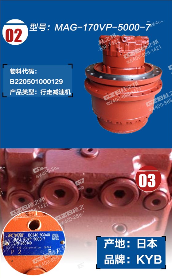 三一挖掘機行走減速機