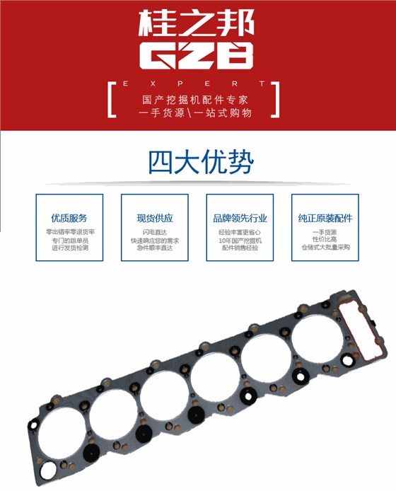 三一挖掘機氣缸墊