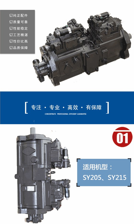 三一205挖掘機液壓泵