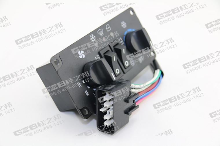 柳工挖掘機空調控制面板,柳工CLG908D挖掘機空調控制面板總成