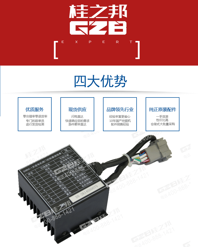 三一挖掘機(jī)步進(jìn)電機(jī)閥門控制器