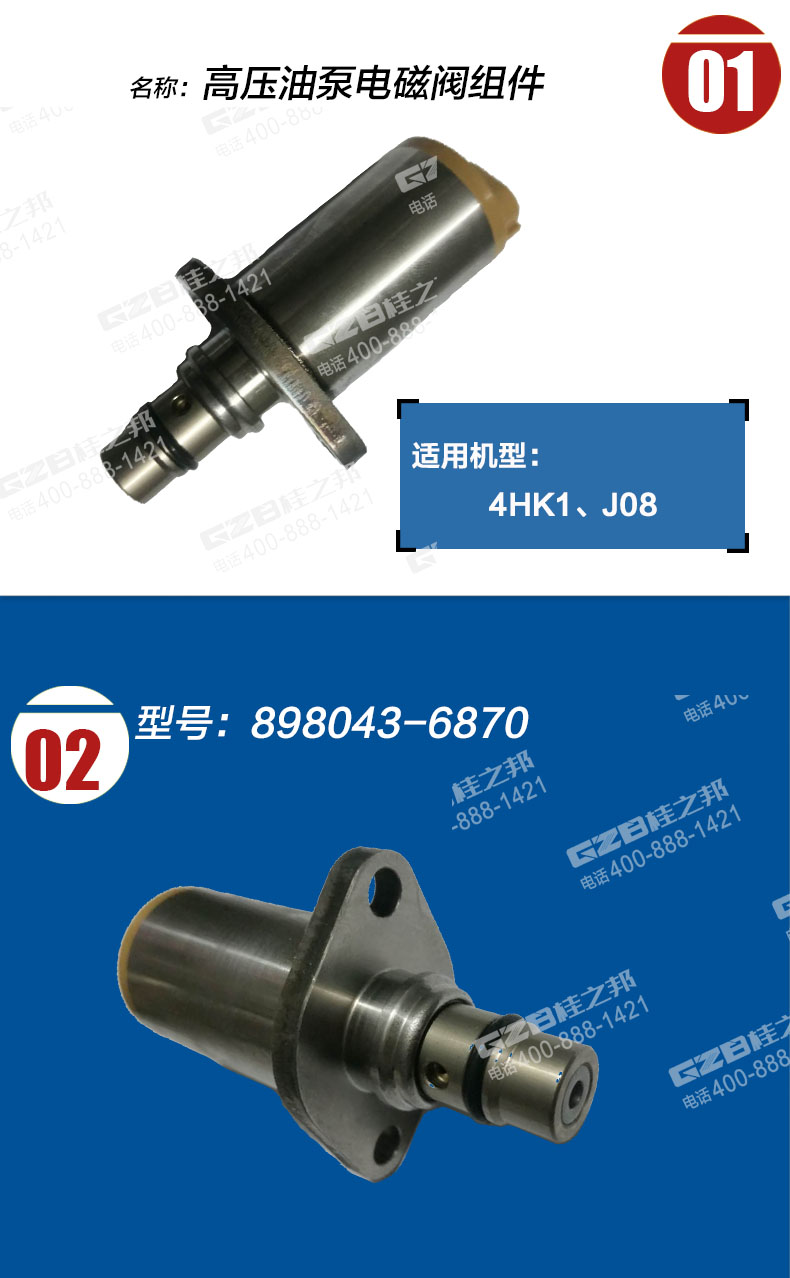 日立挖掘機高壓油泵電磁閥 日立挖掘機高壓油泵電磁閥