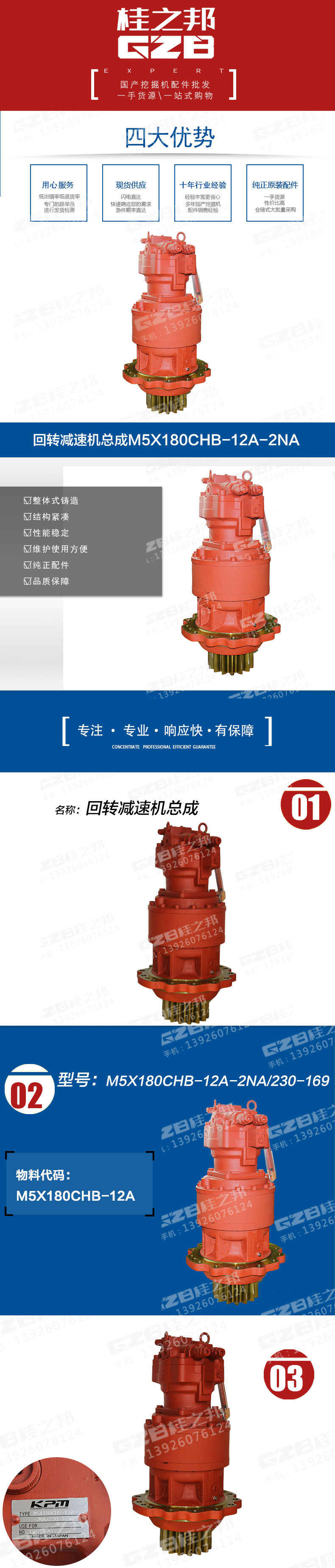 回轉減速機總成